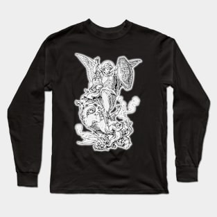 Saint Michael Archangel Long Sleeve T-Shirt